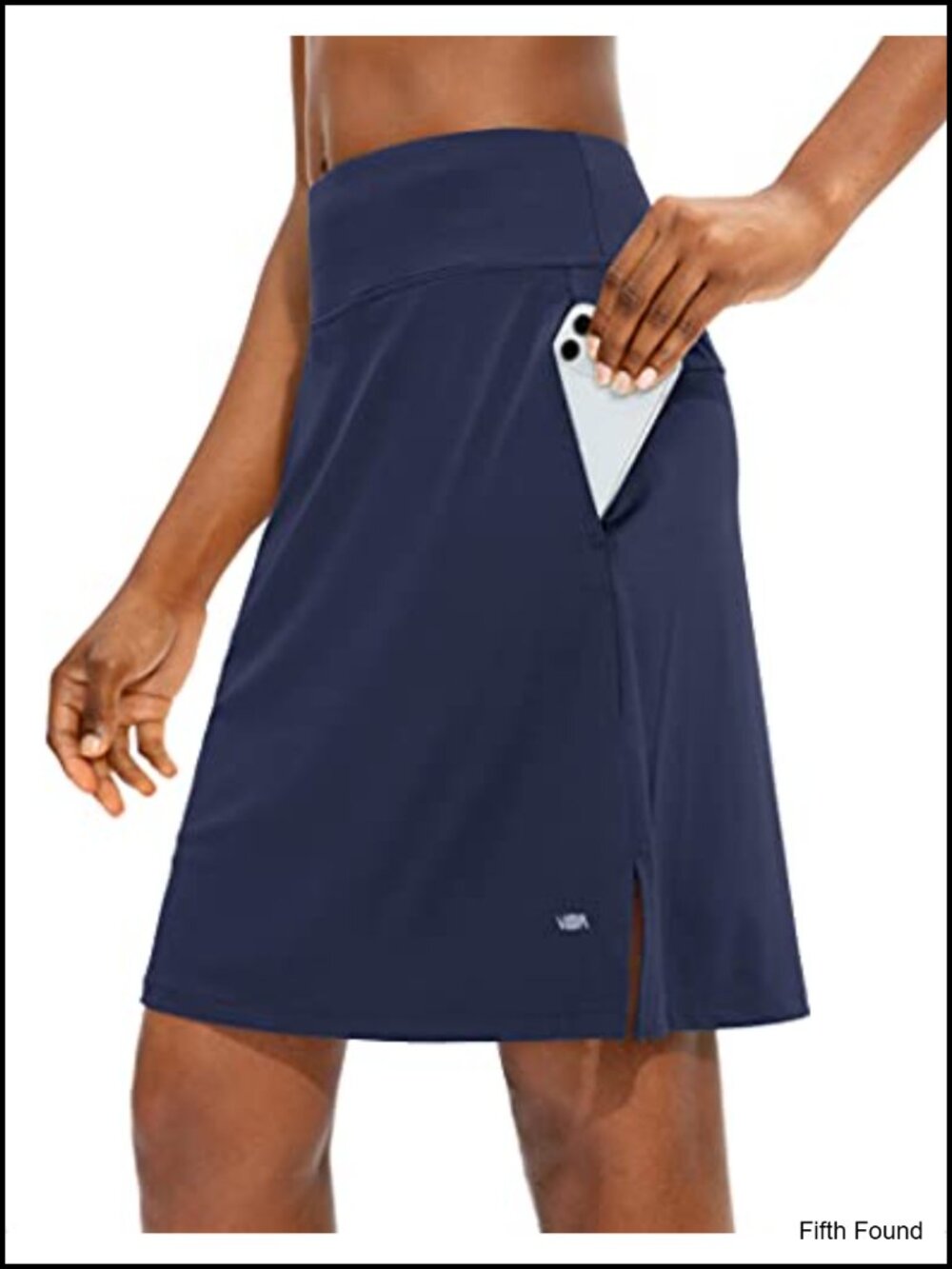 Women's Knee Length Skort UPF50+ Athletic Tennis Golf Skirt Built-in Shorts